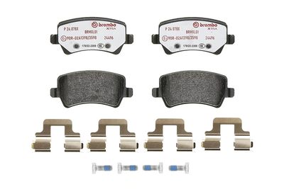 Brake Pad Set, disc brake P 24 078X