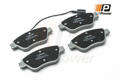 stabdžių trinkelių rinkinys, diskinis stabdys 1B1008 ProfiPower