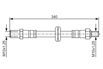 BOSCH Bremsschlauch