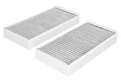 Cabinefilter met actieve kool, met zilverionen past: BMW 1 (F40), 2 (F45), 2 GRAN COUPE (F44), 2 GRAN TOURER (F46), 2 GRAN TOURER VAN (F46), I3 (I01), X1 (F48), X2 (F39) 0.65H-Electric 08.13-