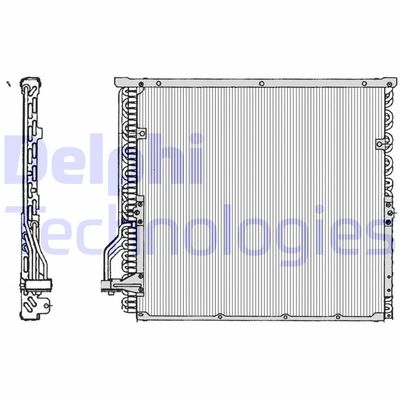 DELPHI TSP0225014 Радиатор кондиционера  для BMW Z3 (Бмв З3)