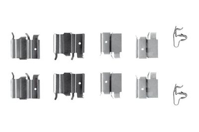 BOSCH 1 987 474 321 Комплектующие, колодки дискового тормоза 