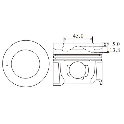 PISTON MV Parts MVP9501