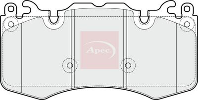 APEC Brake Pad Set, disc brake PAD1737