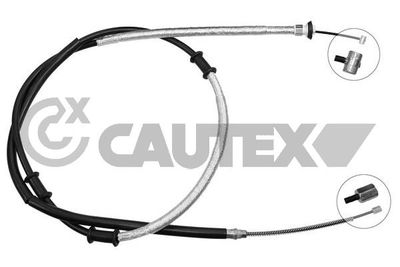 Тросик, cтояночный тормоз CAUTEX 761061 для FIAT DOBLO