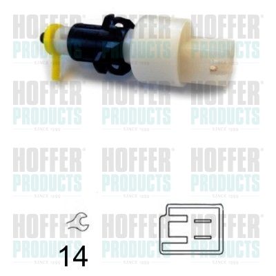 HOFFER 3500120 Выключатель стоп-сигнала  для FIAT CROMA (Фиат Крома)
