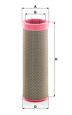 Luchtfilter (patroon) past: SCANIA G I, P I, R I, R II, T DC09.108-OSC11.03 01.03-