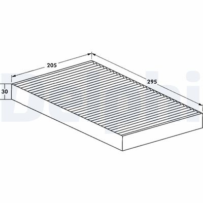 Delphi Filter, cabin air TSP0325067