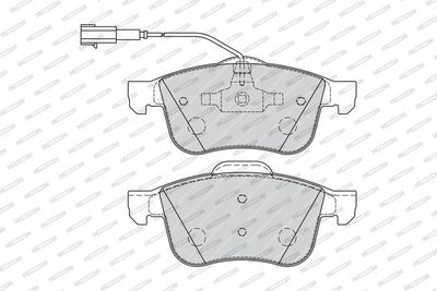 BREMSBELAGSATZ SCHEIBENBREMSE FERODO FDB1805 1