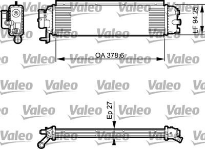 Радиатор, охлаждение двигателя VALEO 735561 для PEUGEOT 3008