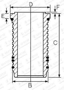 CAMASA CILINDRU GOETZE ENGINE 1467642000