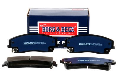 комплект спирачно феродо, дискови спирачки BORG & BECK BBP2167