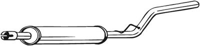 BOSAL Mittelschalldämpfer