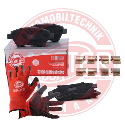 Zestaw klocków hamulcowych, hamulce tarczowe MASTER-SPORT GERMANY 13046038152N-SET-MSP