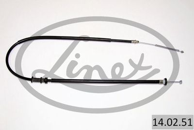 Тросик, cтояночный тормоз LINEX 14.02.51 для FIAT PANDA