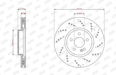 BREMSSCHEIBE JURID 563725JC 1