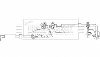 Тормозной шланг BORG & BECK BBH8534 для PEUGEOT RIFTER