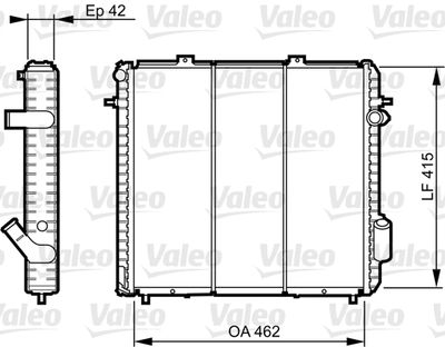 VALEO 730502 Крышка радиатора  для RENAULT EXPRESS (Рено Еxпресс)