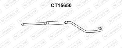 Предглушитель выхлопных газов VENEPORTE CT15650 для CITROËN GS