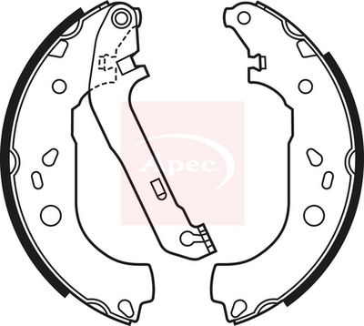 APEC Brake Shoe Set SHU684