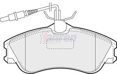 Fahren Brake Pad Set, disc brake FBP3032