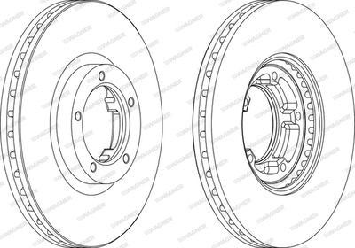 WAGNER WGR0848-1 Тормозные диски для FORD TRANSIT Автобус (E_ _) 2.5 TD (ECL, EDL, EDS, ESL, ESS, EUS) WAGNER WGR0848-1 Тормозные диски для FORD TRANSIT Автобус (E_ _) 2.5 TD (ECL, EDL, EDS, ESL, ESS, EUS)