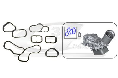 SET GARNITURI RADIATOR ULEI 3RG 76103