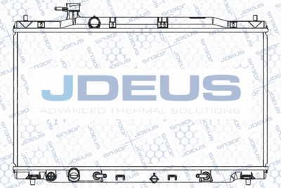 Радиатор, охлаждение двигателя JDEUS 013M33 для HONDA CR-V