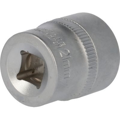 Brilliant - Nadstavec šesťhranný krátky 3/8" 21mm