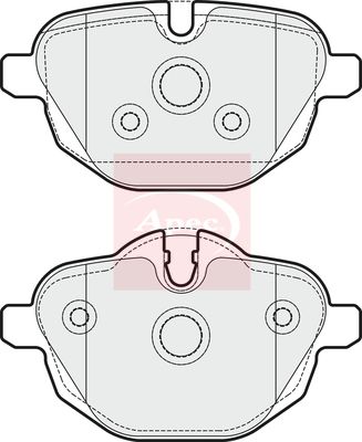 APEC Brake Pad Set, disc brake PAD1752