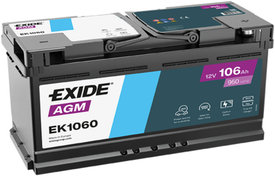 startovací baterie EXIDE EK1060