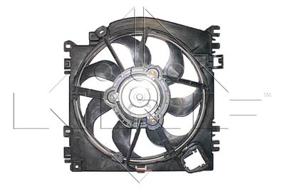 Вентилятор, охлаждение двигателя NRF 47371 для RENAULT WIND