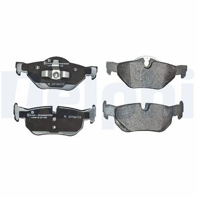 Brake Pad Set, disc brake LP3618