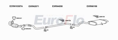 Układ wydechowy EUROFLO RNGRAS19D6001
