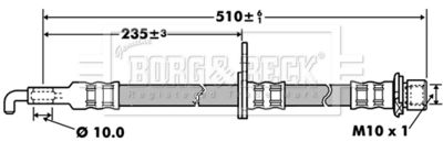 Brake Hose Borg & Beck BBH7418