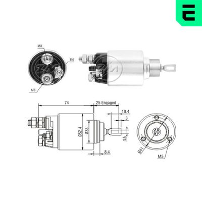 SOLENOID ELECTROMOTOR