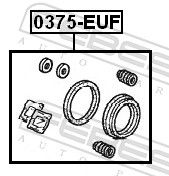 Repair Kit, brake caliper 0375-EUF