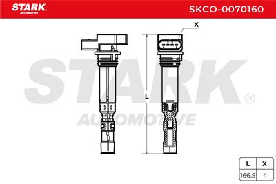 запалителна бобина STARK SKCO-0070160