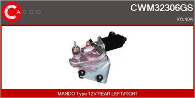 CASCO CWM32306GS Двигатель стеклоочистителя  для HYUNDAI (Хендай)