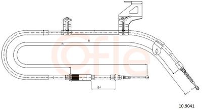 CABLU FRANA DE PARCARE
