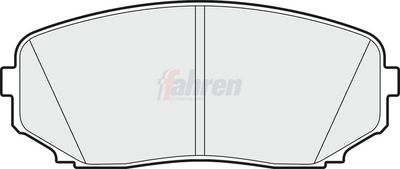 Fahren Brake Pad Set, disc brake FBP4268