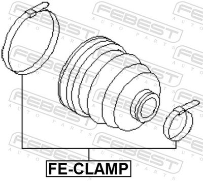 COLIER DE FIXARE FEBEST FECLAMP 1