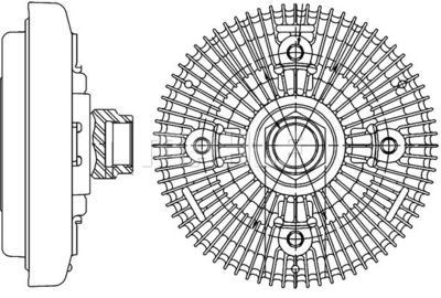 WILMINK GROUP WG2180354 Вентилятор системы охлаждения двигателя для FORD TRANSIT Автобус (E_ _) 2.5 TD (ECL, EDS, EDL, EGL, ESS, EUS)