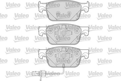 Комплект тормозных колодок, дисковый тормоз VALEO 601693 для AUDI A5