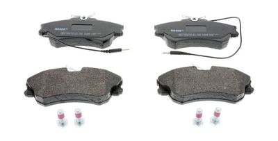 Remblokken set Voor (met remklauw geleidingsbouten), past: RENAULT ESPACE III 1.9D-3.0 11.96-10.02