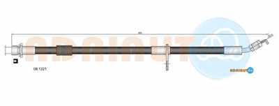 Тормозной шланг ADRIAUTO 08.1221 для DAIHATSU CUORE