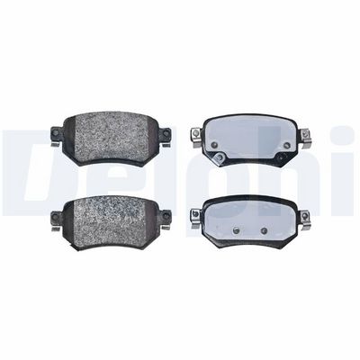 Remblokken set Achter , past: MAZDA 6 2.0/2.2D/2.5 08.12-
