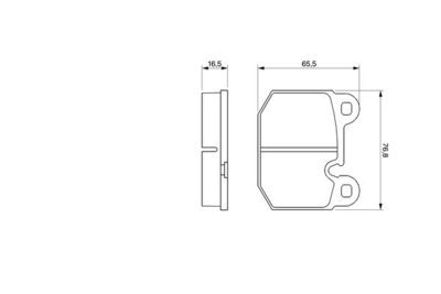 Комплект тормозных колодок, дисковый тормоз BOSCH 0 986 465 881 для BMW M1