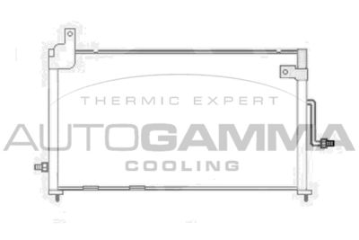 Конденсатор, кондиционер AUTOGAMMA 103904 для DAEWOO MATIZ