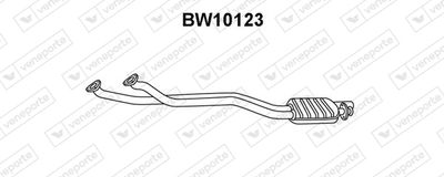 VENEPORTE BW10123 Глушитель выхлопных газов  для BMW 5 (E34) 520 i 24V